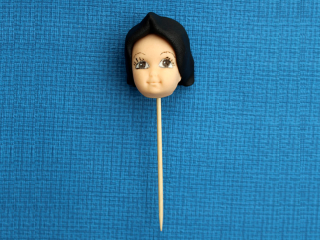 Figure-head-with-hair-cake-topper-silicone-mould