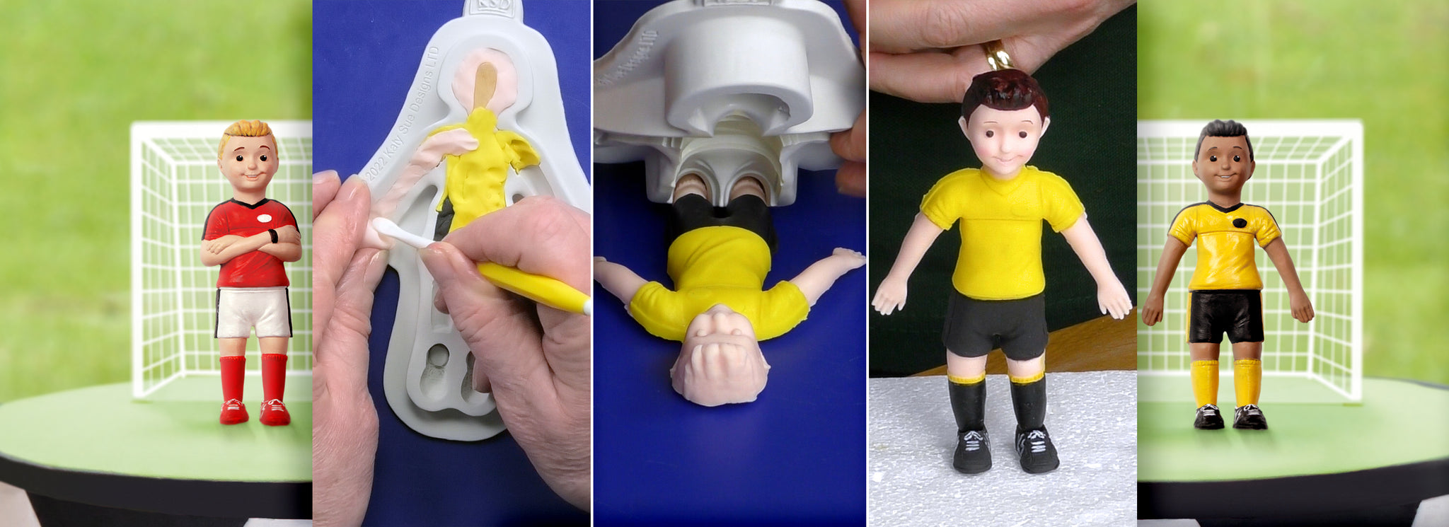 How to make a Footballer Cake Topper