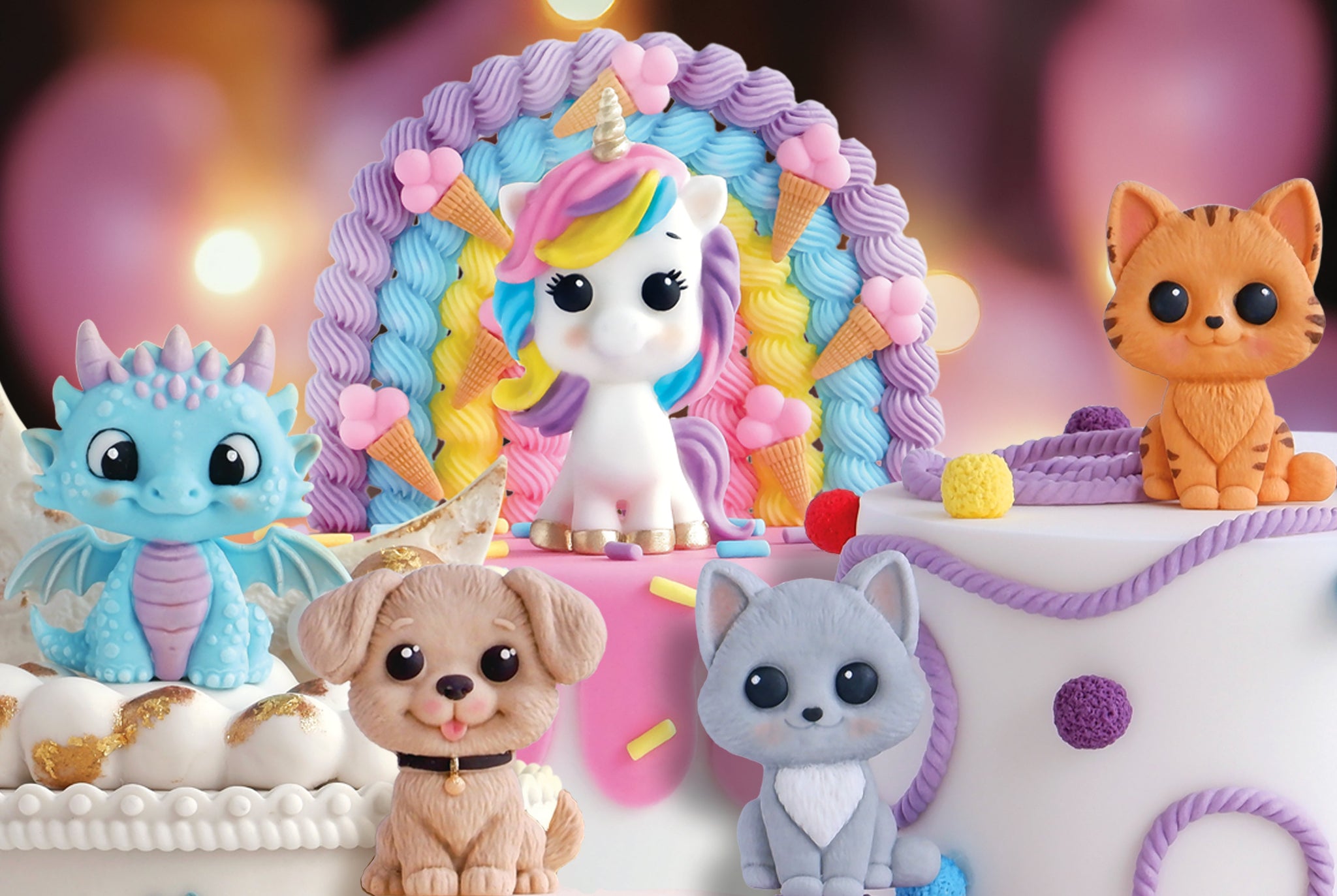 Make Freestanding Fondant Figures for Cakes with Character