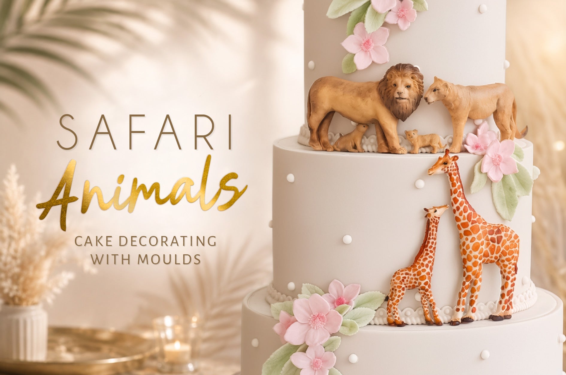 Create a Wildly Beautiful Safari Animals Cake