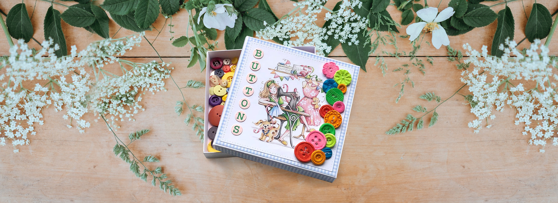 Make a Button Box with our Craftaholics Paper Craft Pad