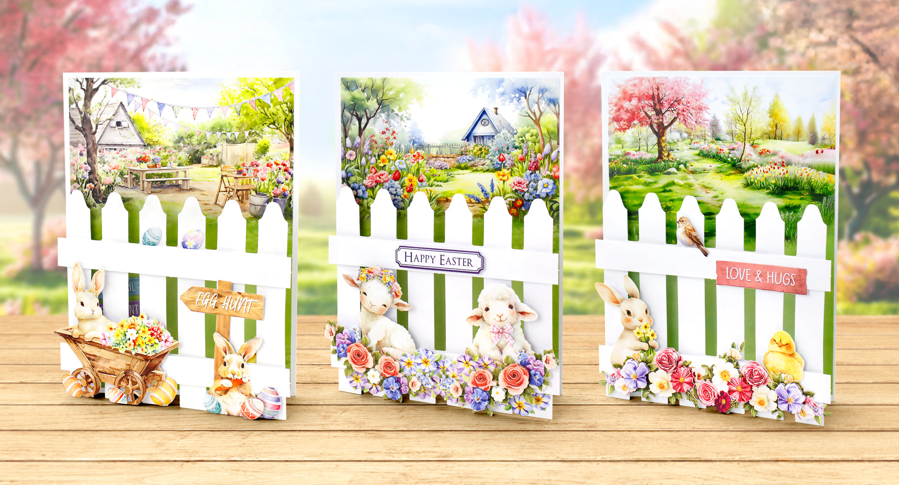 Spring Garden Picket Fence Card Making Kit