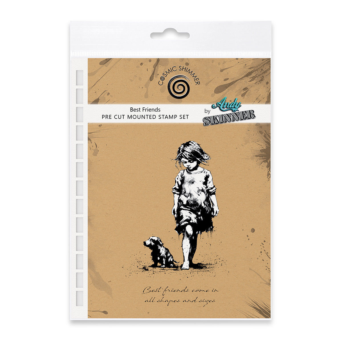 Best Friends Pre Cut Rubber Stamp Set by Andy Skinner