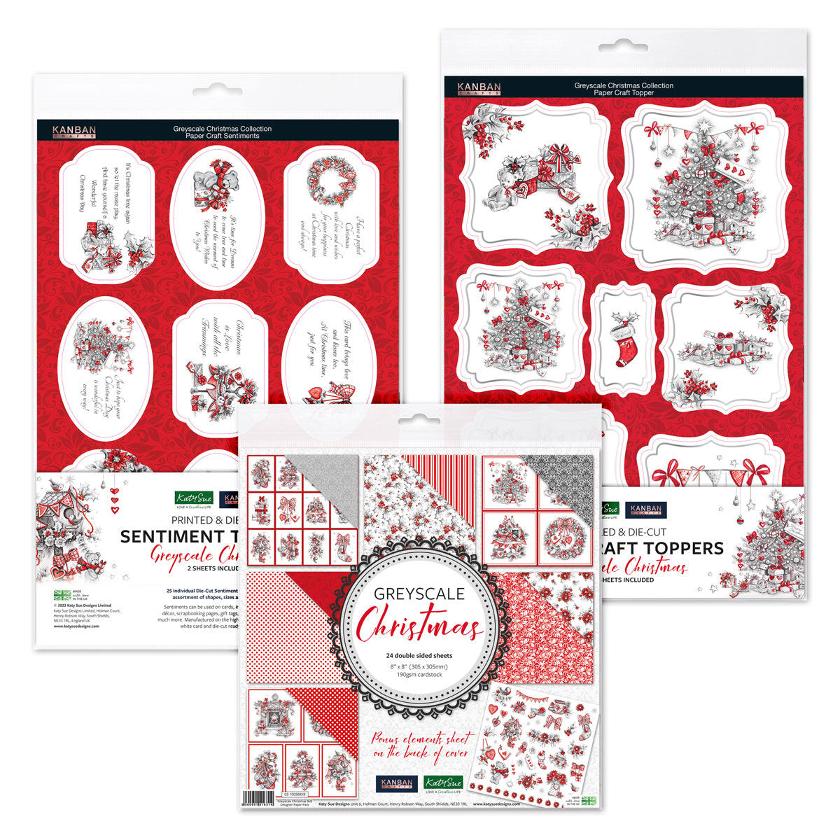 Greyscale Christmas Collection