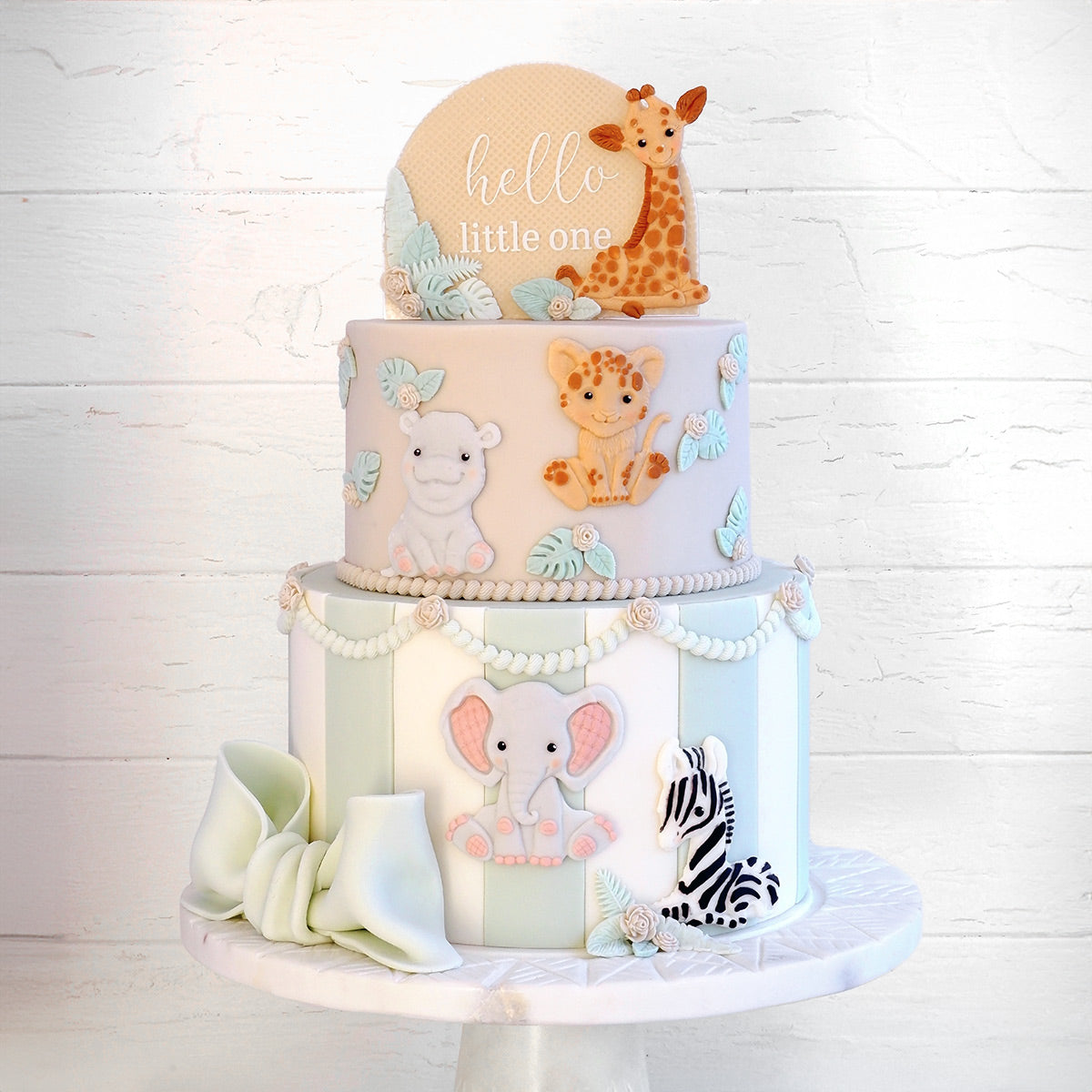 Sweet Safari Hippo Silicone Mould