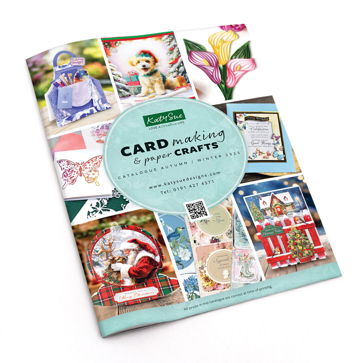 Katy Sue card making and paper crafts product catalogue on a white background
