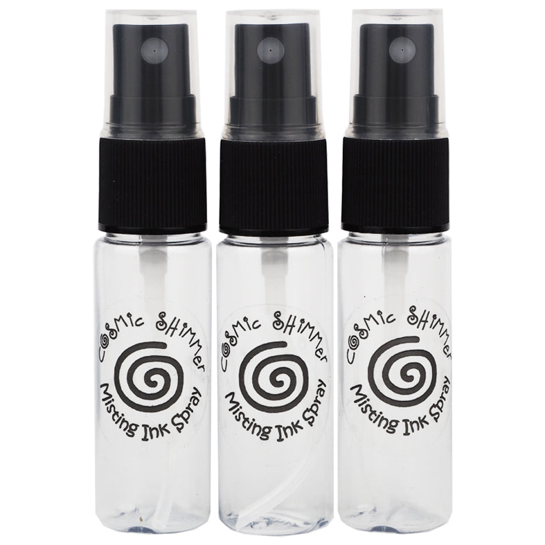 Cosmic Shimmer 15ml Misting Spray Bottles, Set of 3