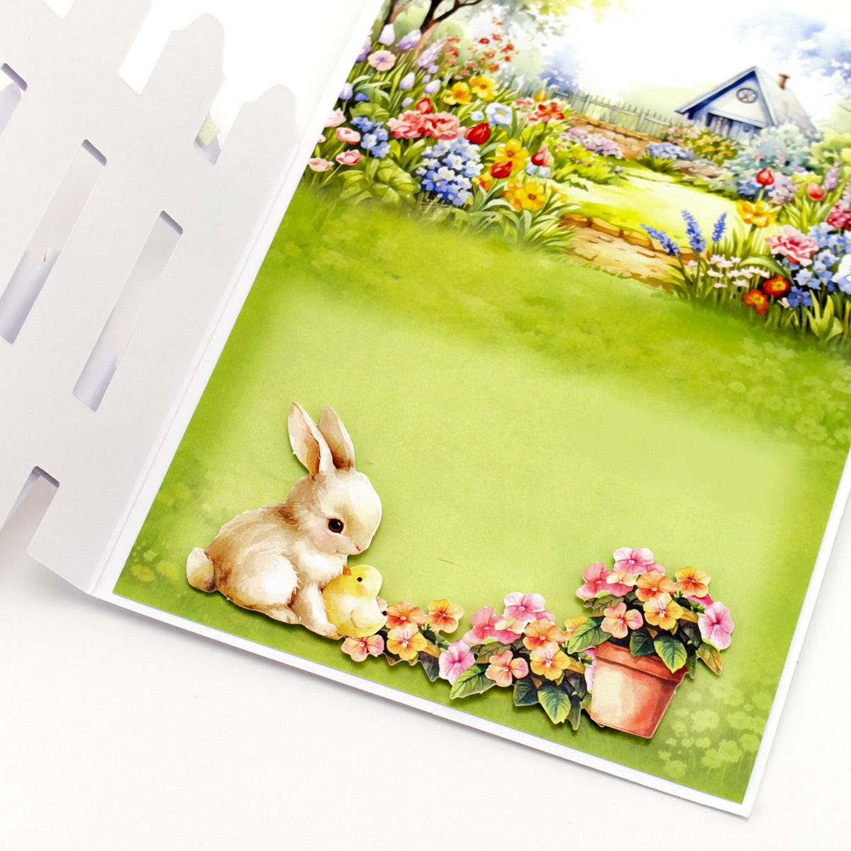 Spring Garden Picket Fence, Card Making Kit