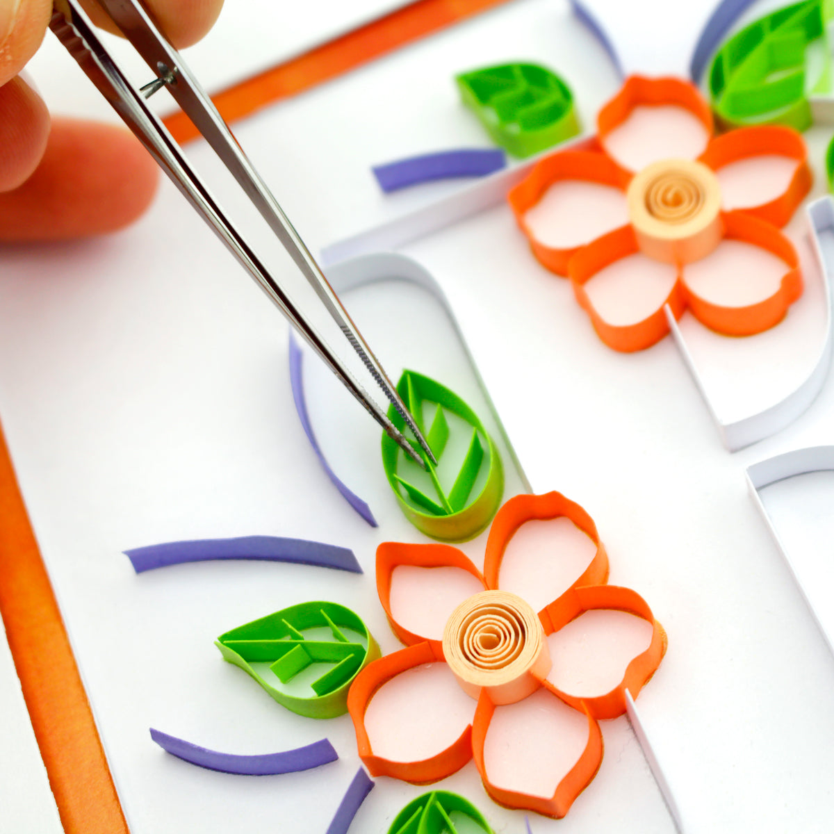 Floral Letter Paper Quilling Card Kit (choose a letter)