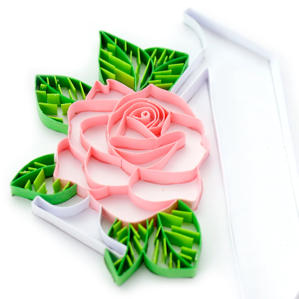 Floral Letter Paper Quilling Card Kit (choose a letter)