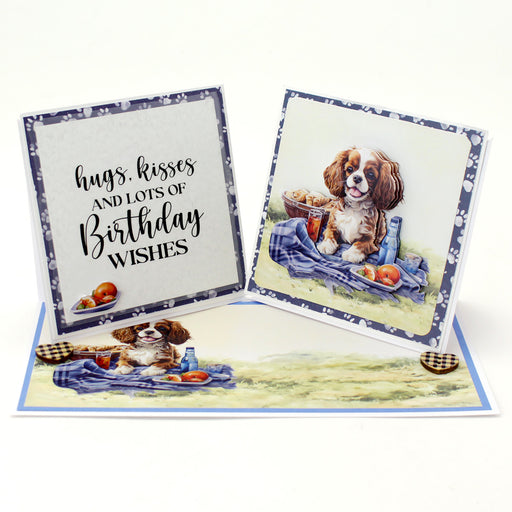 Card making examples using Picnic Pups Insert Papers