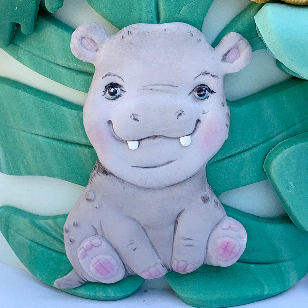 Sweet Safari Hippo Silicone Mould