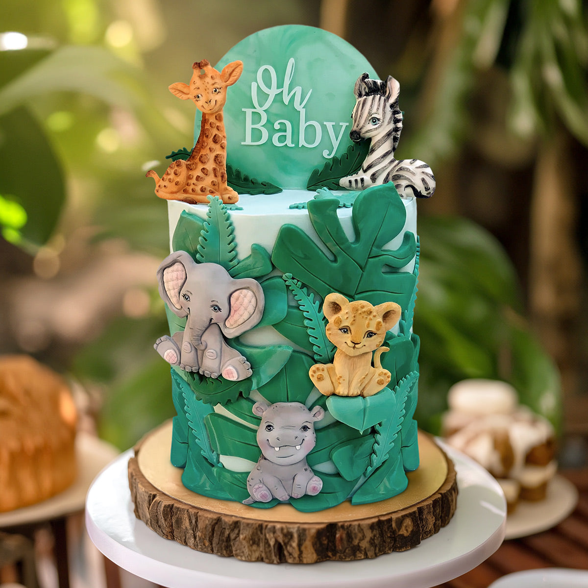 Sweet Safari Hippo Silicone Mould