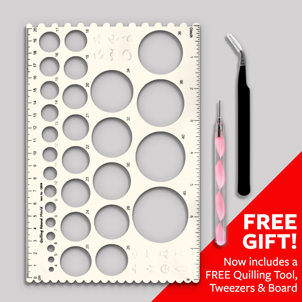 Floral Letter Paper Quilling Card Kit (choose a letter)