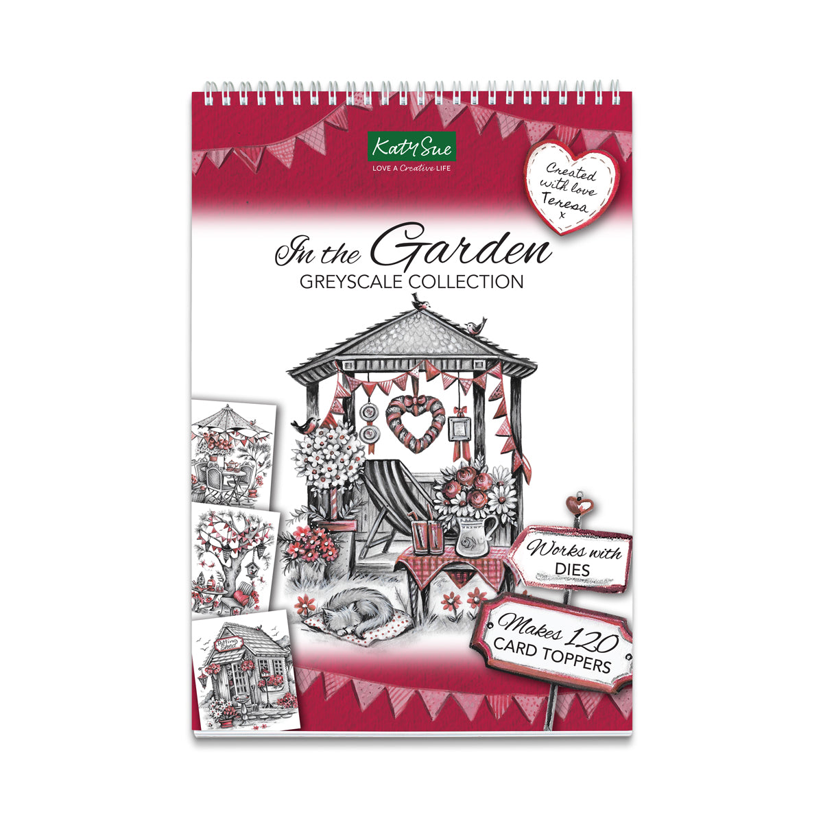 In The Garden Greyscale Collection | Paper Craft Pad (Not Die Cut)