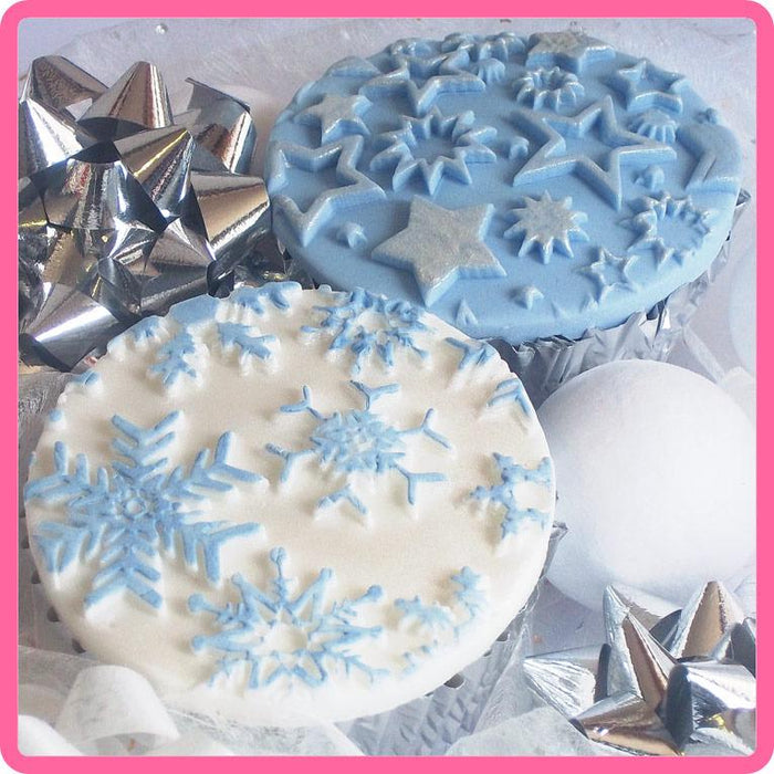 CD - An idea using the Snowflakes Silicone Mould product