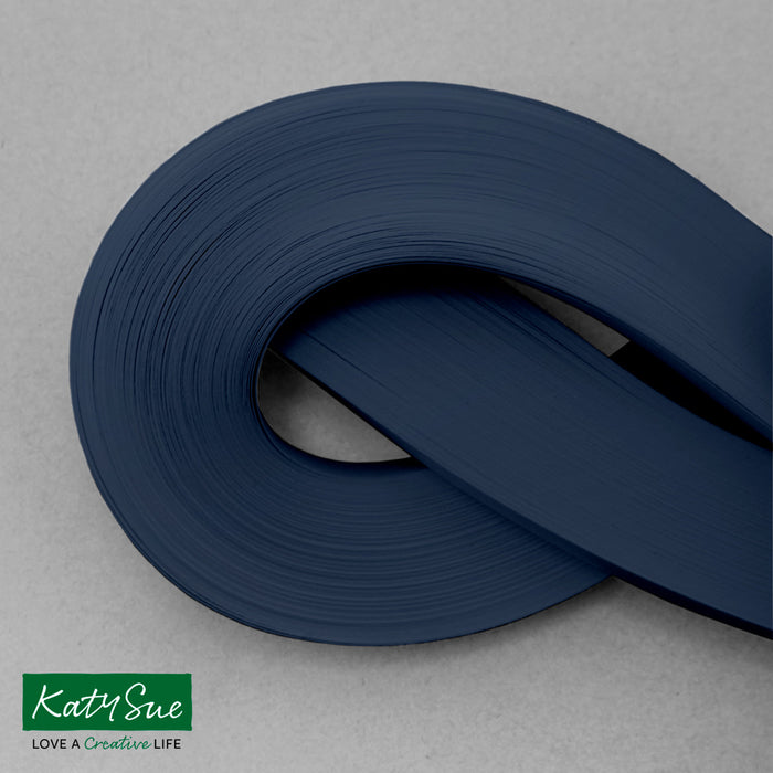 Navy 10mm Single Colour Quilling Strips (pack of 100)