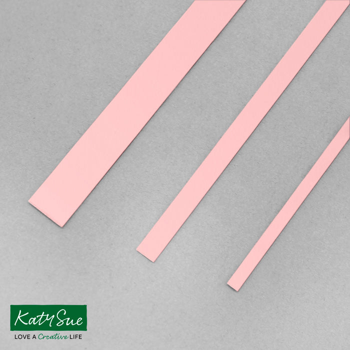 Pale Pink 10mm Single Colour Quilling Strips (pack of 100)