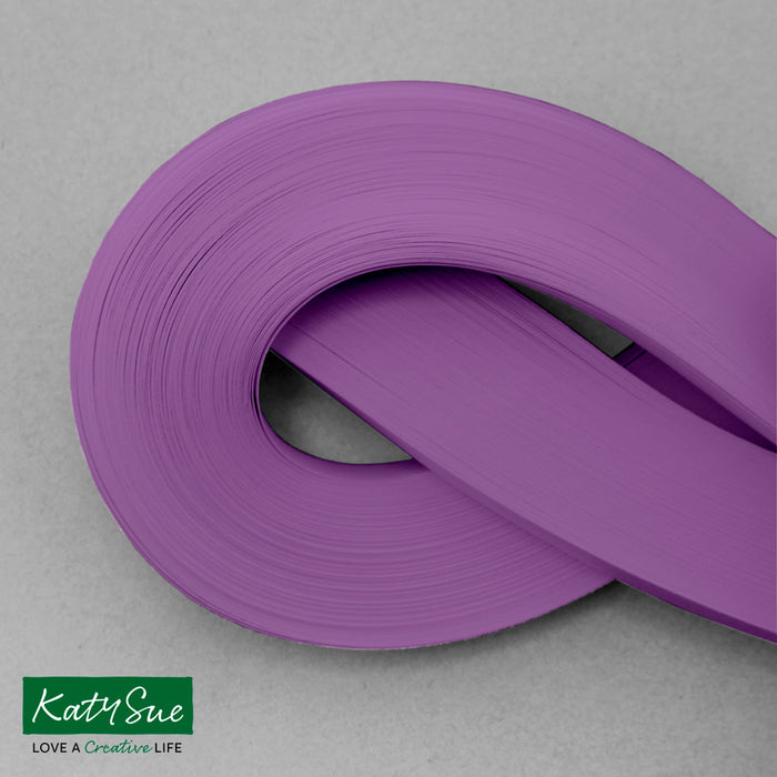 Purple 10mm Single Colour Quilling Strips (pack of 100)