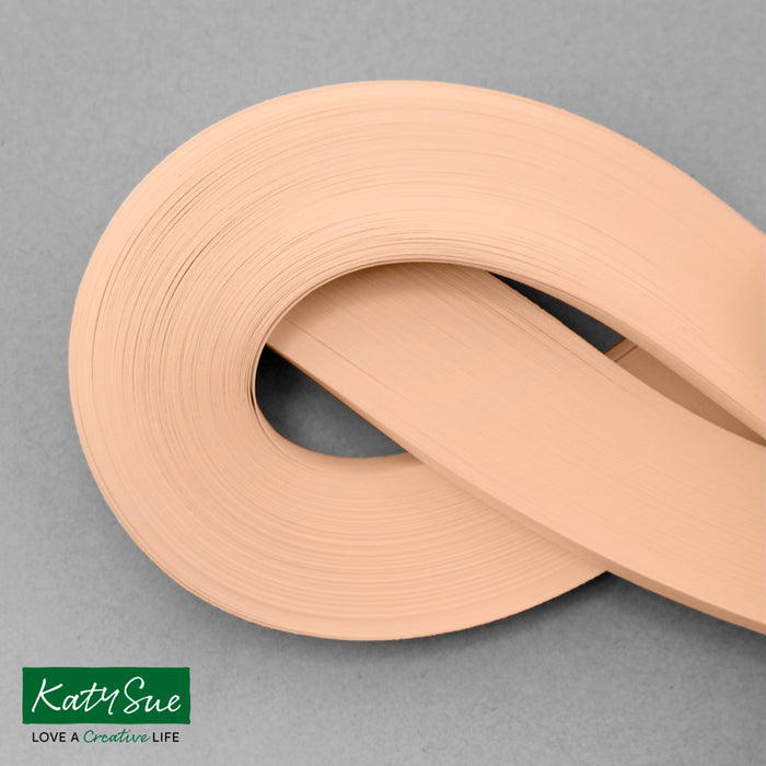 Pale Peach 5mm Single Colour Quilling Strips (pack of 100)