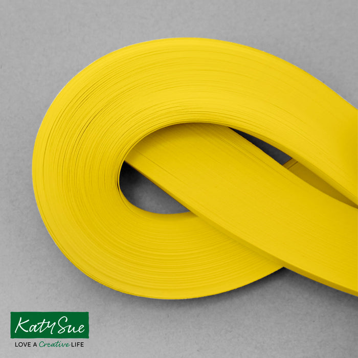 Sunshine Yellow 3mm Single Colour Quilling Strips (pack of 100)