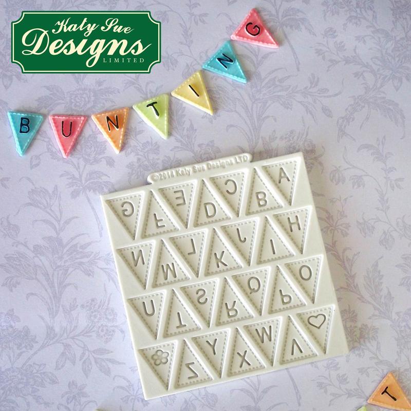 C&D - Alphabet bunting craft mould