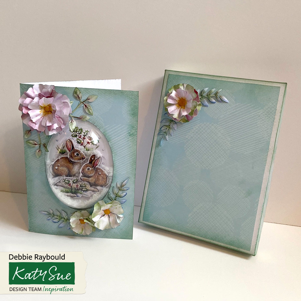 Icy Watercolour Die Cut Flowers & Leaves, 12 sheets