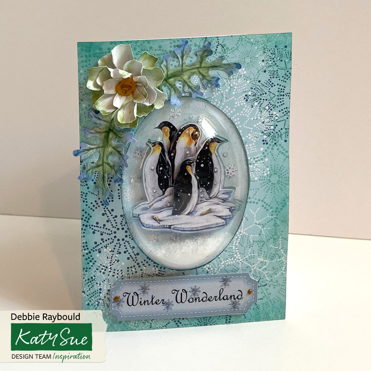 Icy Watercolour Die Cut Flowers & Leaves, 12 sheets