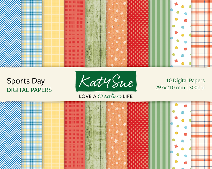 Sports Day – A4 Digital Papers