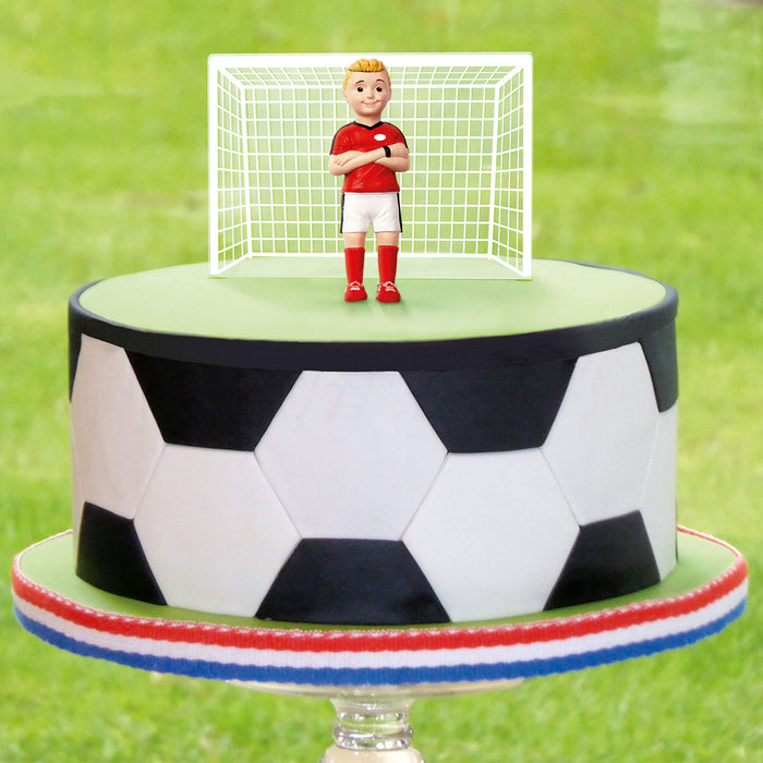 Goal Clear Acrylic Cake Topper