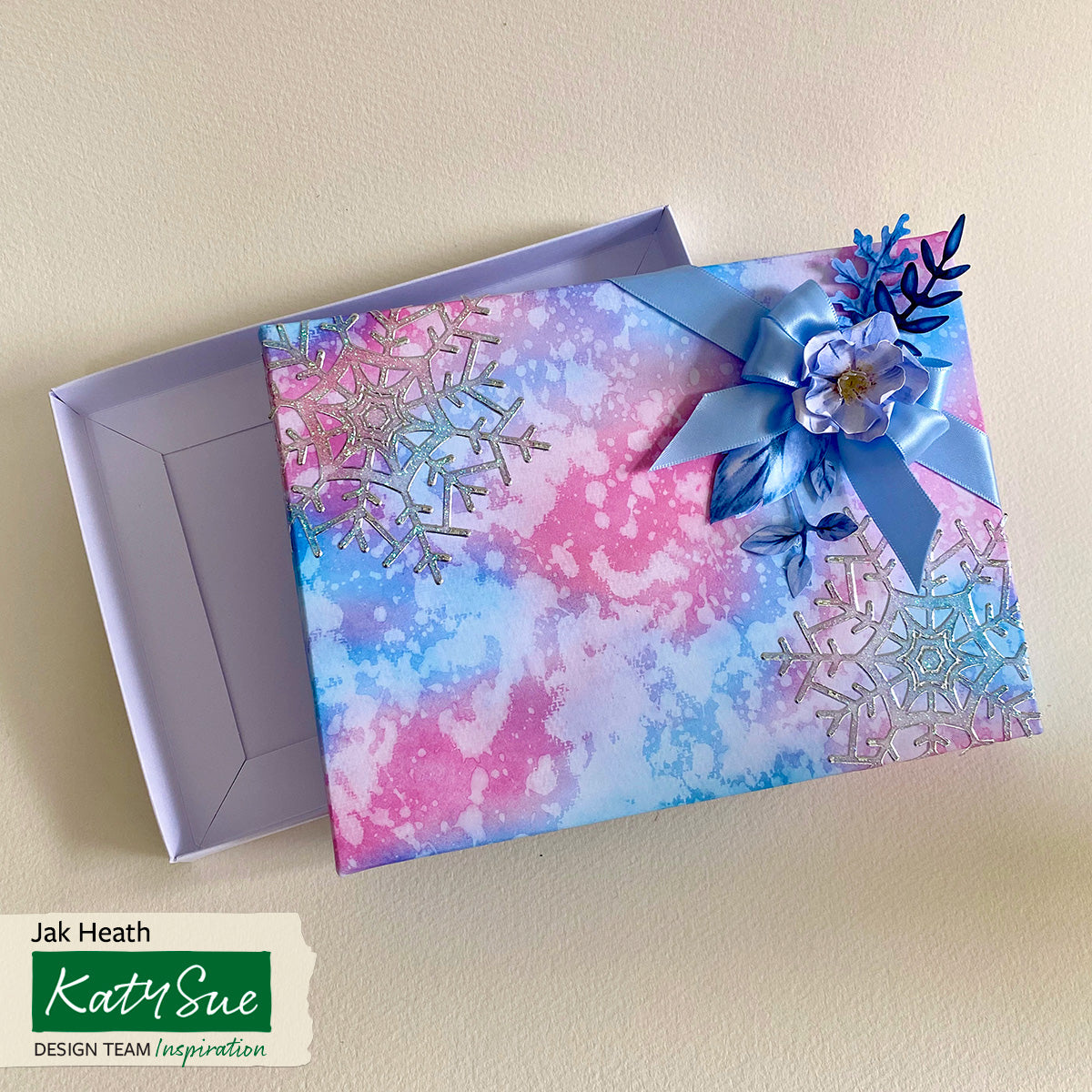 Icy Watercolour Die Cut Flowers & Leaves, 12 sheets