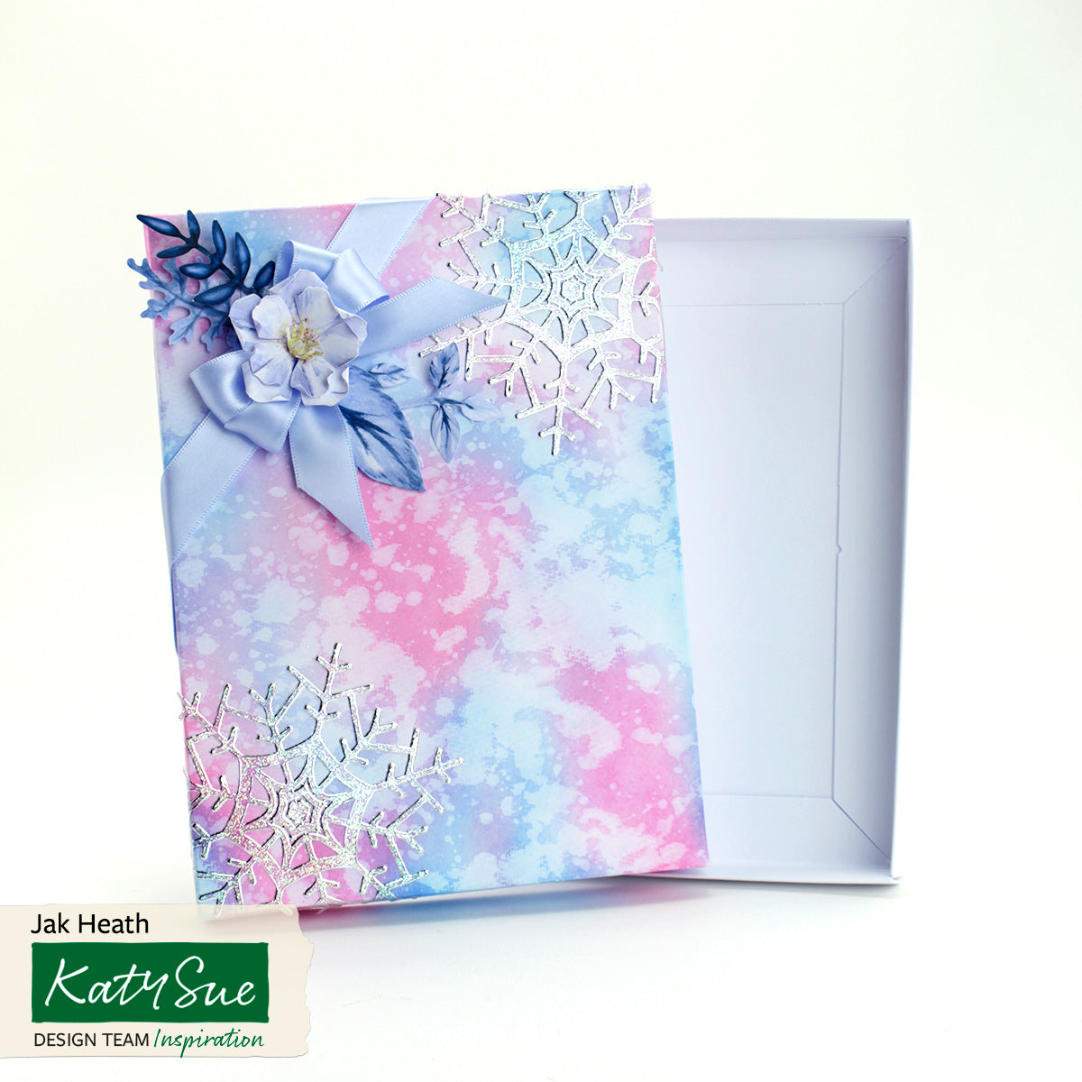 Icy Watercolour Die Cut Flowers & Leaves, 12 sheets