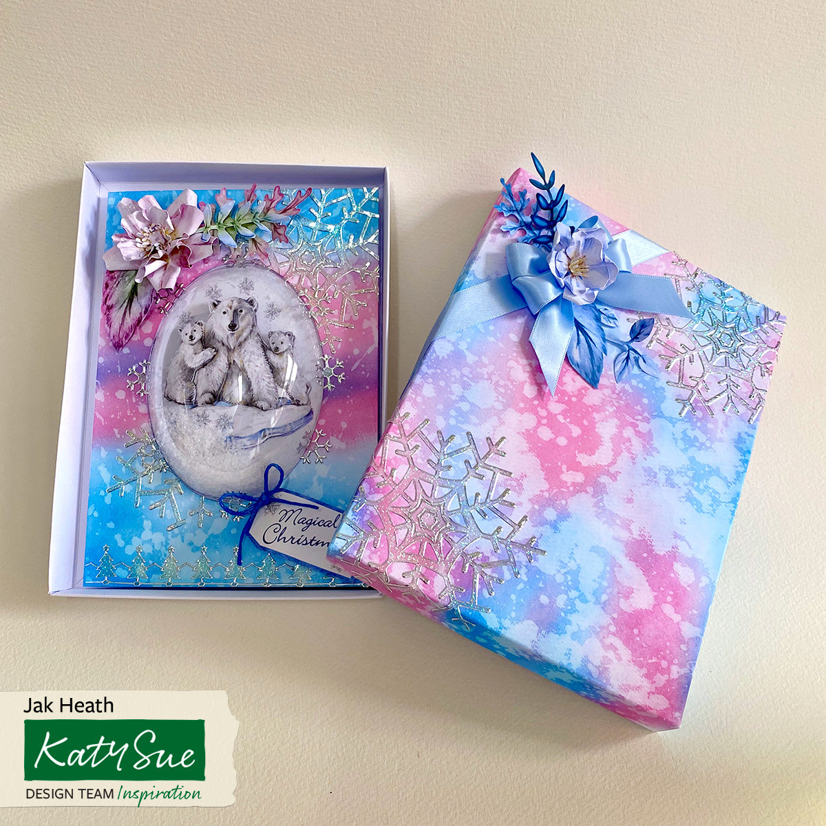 Icy Watercolour Die Cut Flowers & Leaves, 12 sheets