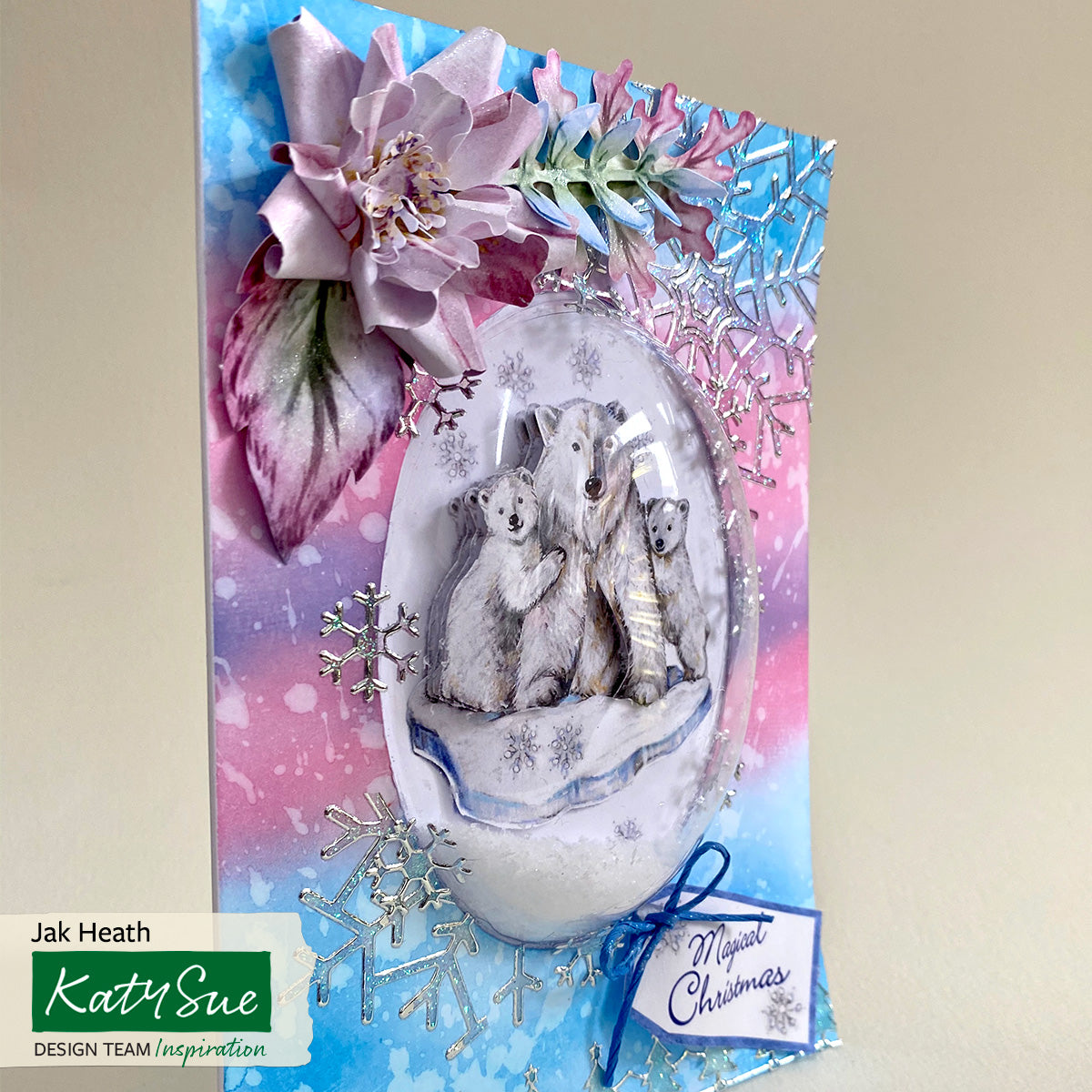 Icy Watercolour Die Cut Flowers & Leaves, 12 sheets