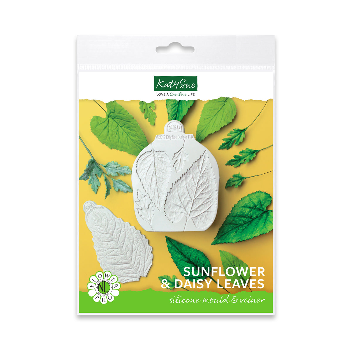 Flower Pro Sunflower / Daisy Leaves Silicone Mould and Veiner