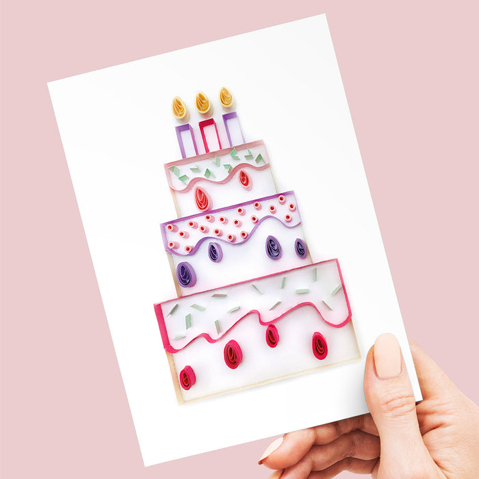Party Time Guided Paper Quilling Card Making Kit