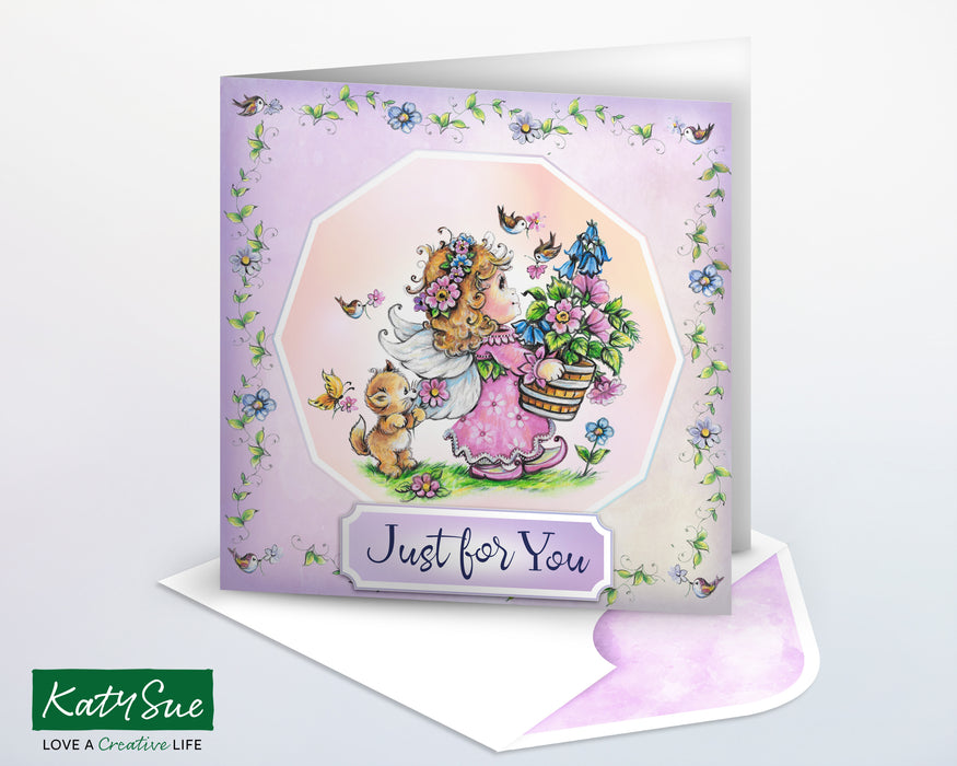 The Fairy Collection Bluebell Bearer | Digital Card Making Kit