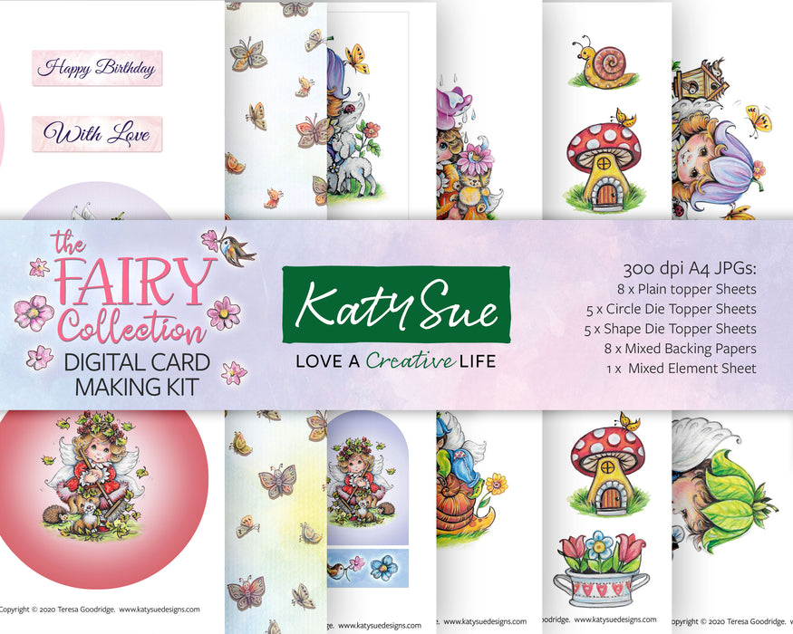 The Fairy Collection | Digital Card Making Kit