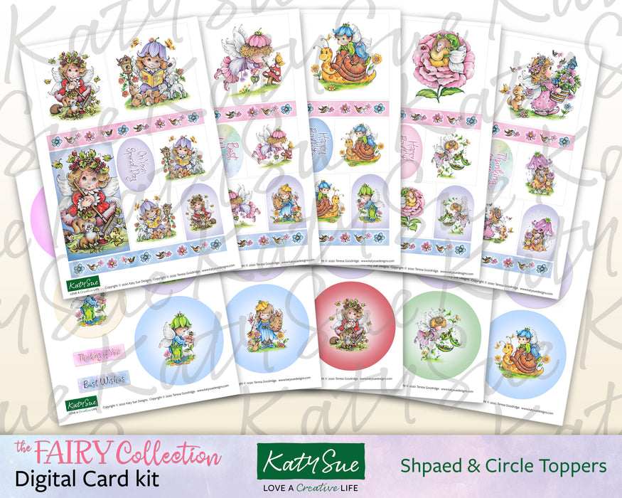 The Fairy Collection | Digital Card Making Kit