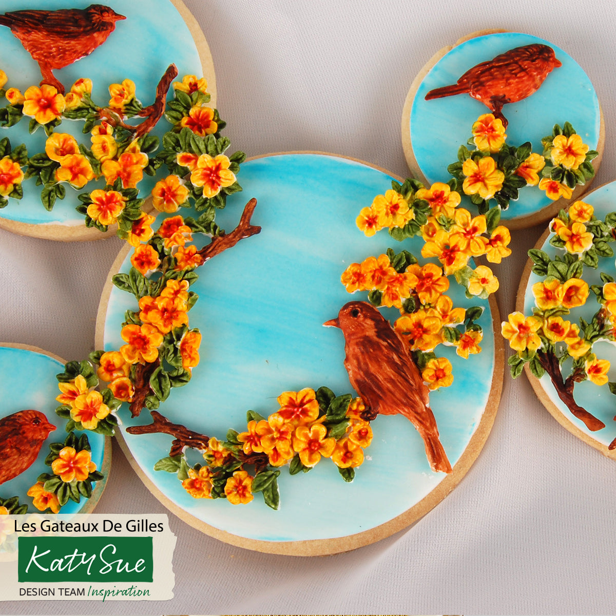 Blossoms & Birds Silicone Mould