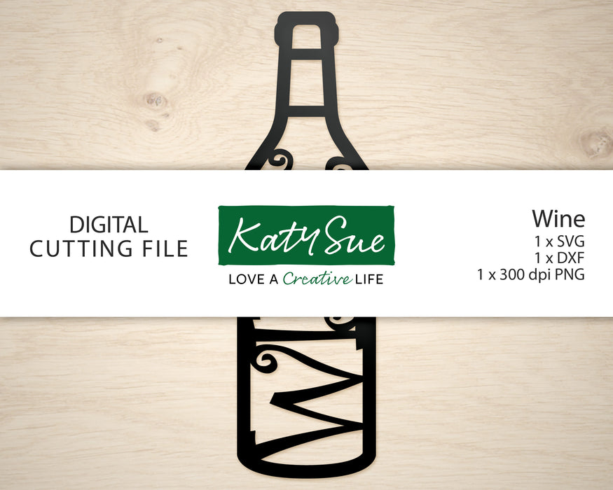 Wine | Digital Cutting File