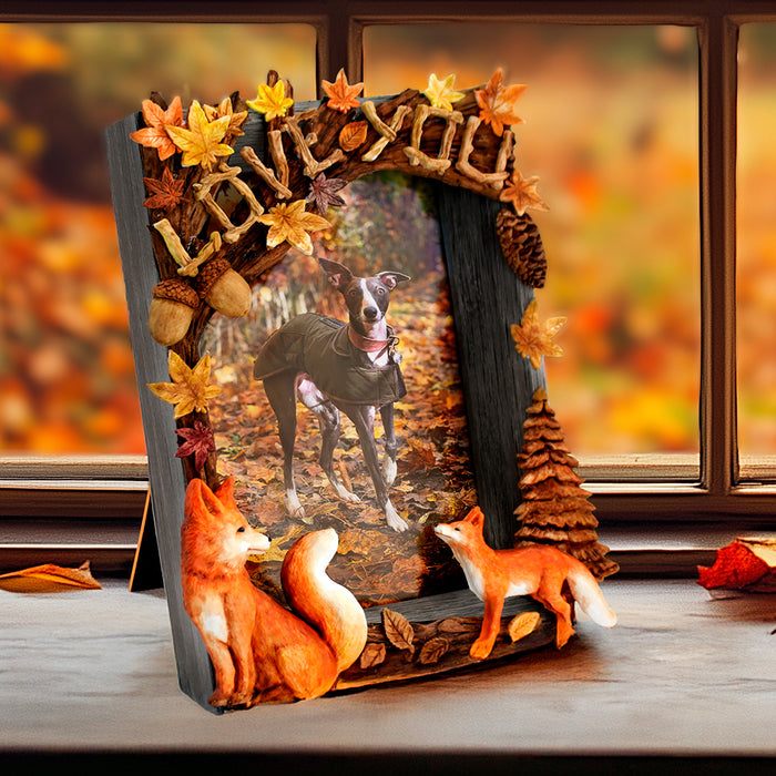 Decorate a Rustic Woodland Frame: Autumn Clay Crafting