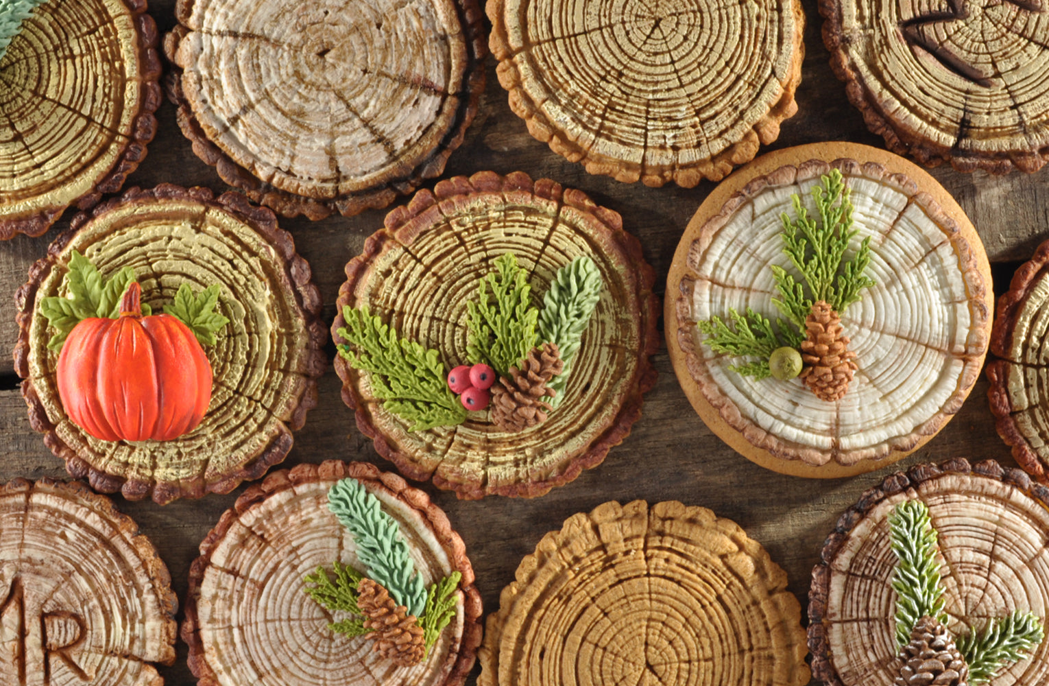 Rustic Log Slice Cookies by Chef Nicholas Lodge