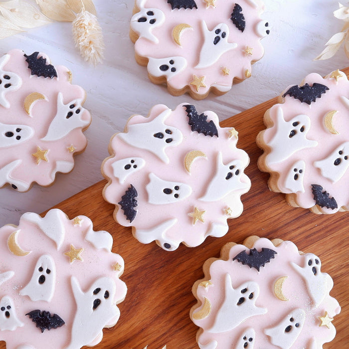 Spooky Halloween Cookies with our Ghosts Silicone Mould