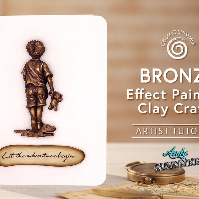 'Let the Adventure Begin' Bronze Effect Clay Cast with Andy Skinner