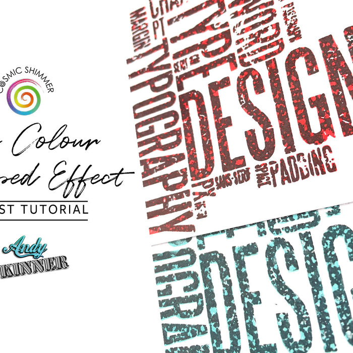 Two Colour Stamped Effect with Andy Skinner
