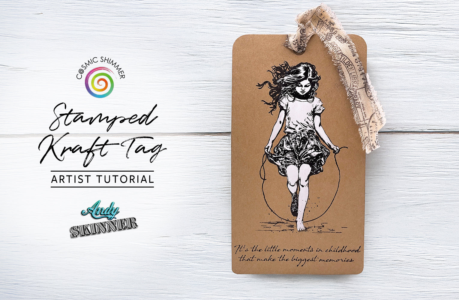 Stamped Kraft Tag Tutorial with Andy Skinner: Little Moments
