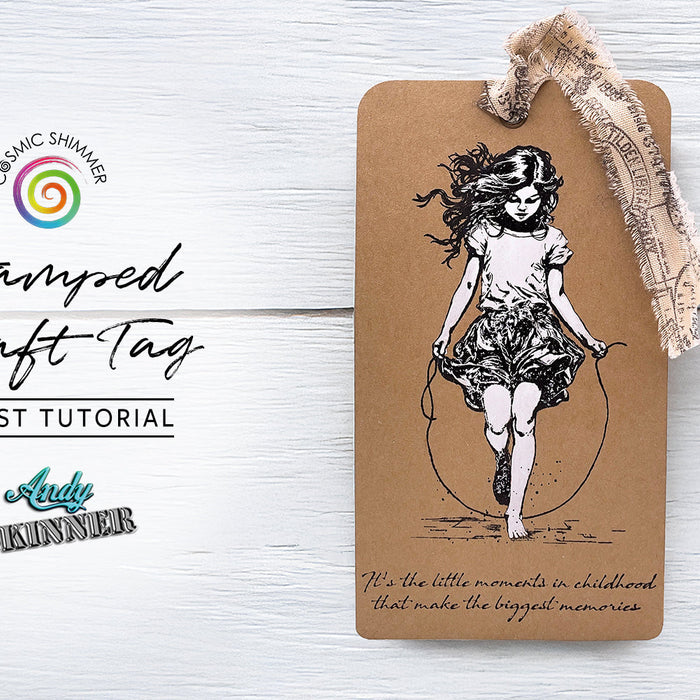 Stamped Kraft Tag Tutorial with Andy Skinner: Little Moments