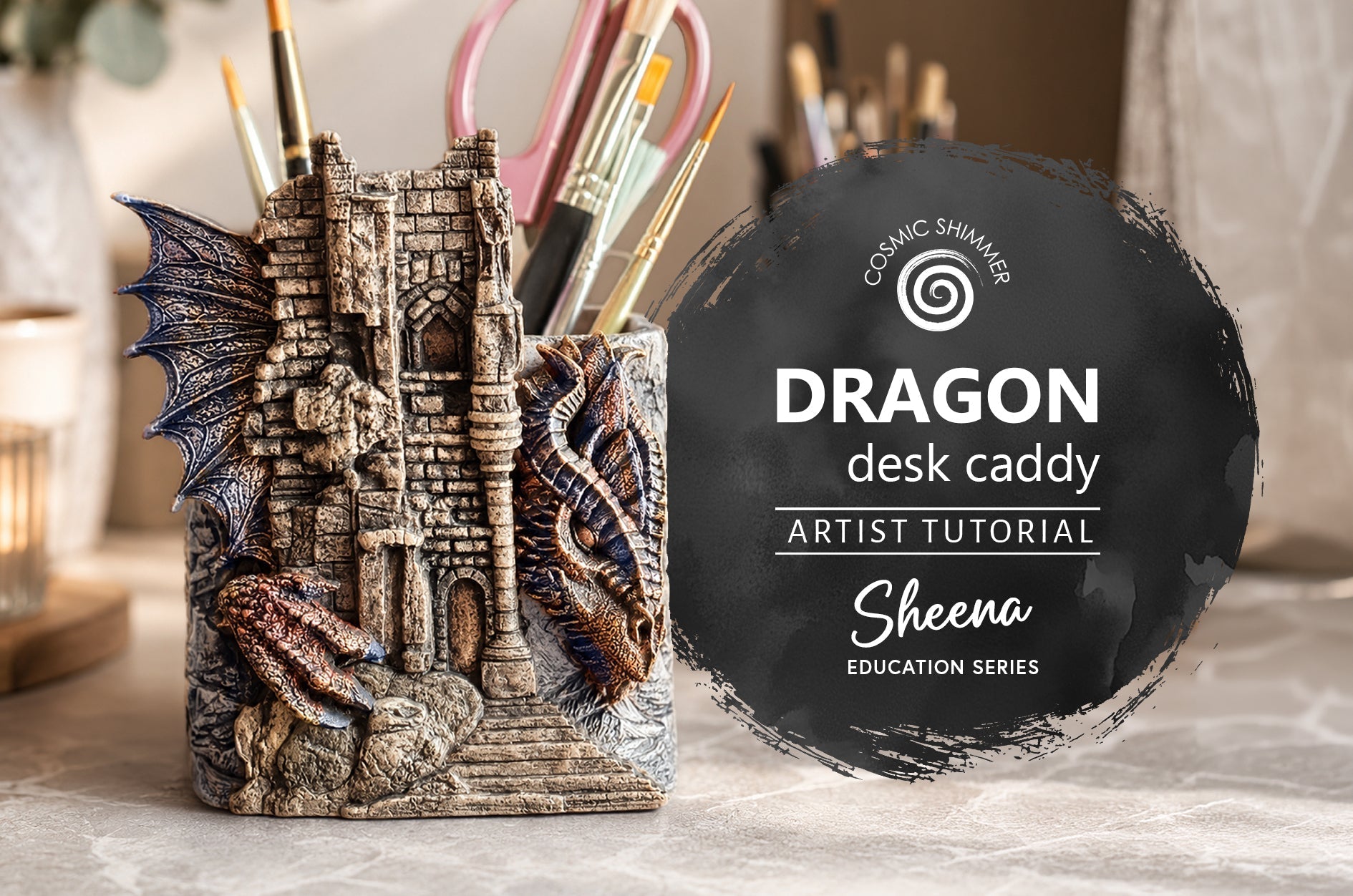 Transform an Empty SPAM Tin into a Dragon Desk Caddy