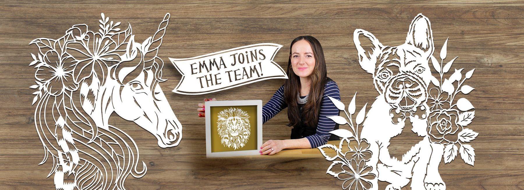 Paper Cutting artist Emma Boyes joins the team!